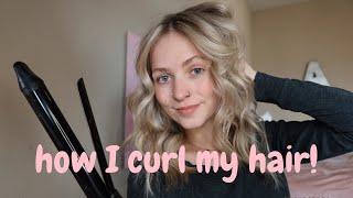 HOW TO USE A CURLING IRON WITH A CLAMP!