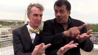 Bill Nye & Neil deGrasse Tyson on a Roof