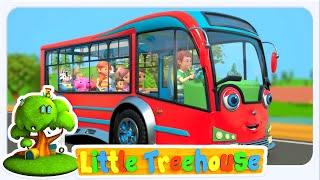 Wheels On The Bus - Zoo Ride + More Vehicles Rhymes & Songs for Kids