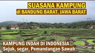 Udaranya Segar! Suasana Perkampungan yang Asri di Bandung Barat Bikin Kangen