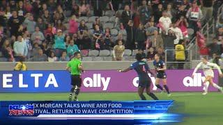 San Diego Wave star Alex Morgan talks Del Mar Wine and Food and return to Wave competition