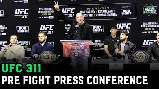 UFC 311 Press Conference: Merab and Umar Get Into It Again