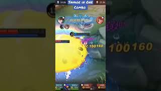 Savage in One Combo Challenge With Using Gusion #shorts #viral #mlbb #gusionsavage #gusion #fyp