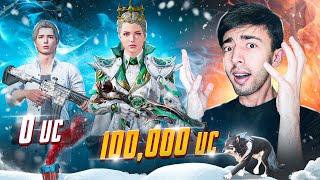  100,000 UC 100 TA MIFIK OLDIM - BAG BO'LDI  PUBG MOBILE!!!