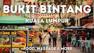 Kuala Lumpur's Food Street,  Massage and Drinking Street's plus a police raid