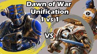 Dawn of War Unification Back 2 Back: 1 vs 1 Thousand Sons vs Demon Hunters and Tau