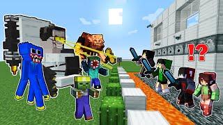 Scary Monsters vs The Most Secure House in Minecraft | OMOCITY  | Esoni, Clyde, TankDemic & Mizumi