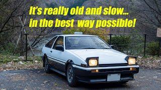 Toyota AE86 Corolla Sprinter Trueno in the outskirts of Tokyo!