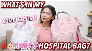 WHAT'S IN MY BABY'S HOSPITAL BAG? EVERYTHING YOU WILL NEED! | Candy Inoue ️