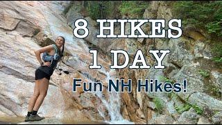 I Hiked 8 Popular New Hampshire Trails in One Day!