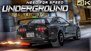 2023 NFS UNDERGROUND REAL REMASTERED | PEGUEI O TOYOTA SUPRA LENDARIO!!!