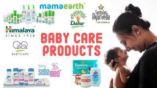 BABY CARE PRODUCTS that you need for your newborn baby | Mamaearth | Sebamed | Himalaya | Sudocrem