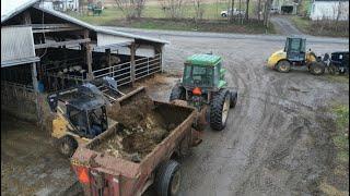 Cleaning The Heifer Barn