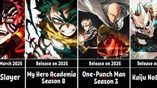 All Upcoming Anime Sequels in 2025