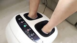 How to use a air compression shiatsu for sore soles？