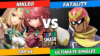 SSC 2022 Top 64 - MkLeo (Pyra/Mythra) Vs. Fatality (Captain Falcon) Smash Ultimate Tournament
