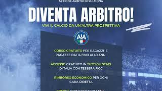 Corso Gratuito per Arbitri di Calcio a Sulmona Un’Opportunità per Giovani dai 14 ai 40 Anni