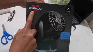 Unboxing Fan Vornado Flippi V8 Personal Oscillating Air Circulator Fan 2 Speeds by VnnHome
