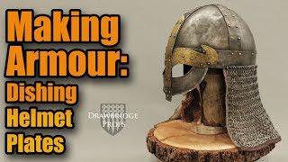 How to make Armor: Making Medieval Armor: Forming Helmet Plates Real Time