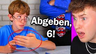 Schlechter Schüler beim SCHUMMELN ERWISCHT