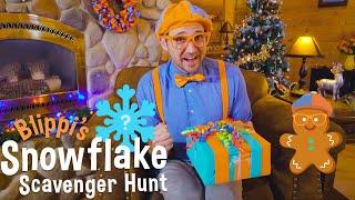 Blippi's Holiday Movie - Christmas Scavenger Hunt for Kids