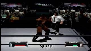 WWF No Mercy - N64 Gameplay - The Rock vs Mankind