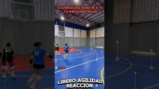 Entrenamiento agilidad ️ y reacción para LIBEROS voleibol y trabajo de recepción #volleyballworld