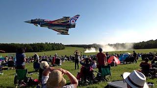 RAF Typhoon first public display 2023 UK Midland Air Festival