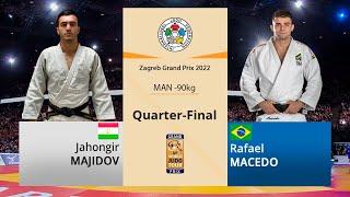 Ҷаҳонгир МАҶИДОВ – Рафаэл МАСЕДО, -90KG, Quarter-Final, Zagreb Grand Prix 2022