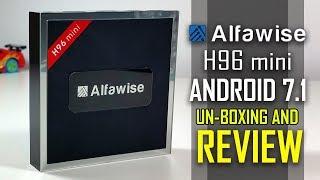 2018 BEST Android TV BOX  - Alfawise H96 Mini 4K Box - Unboxing And Review