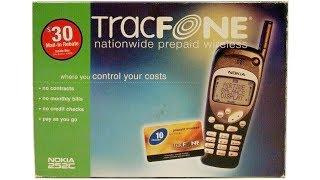 2001 Tracfone Nokia 252C analog cell phone unboxing & ringtones