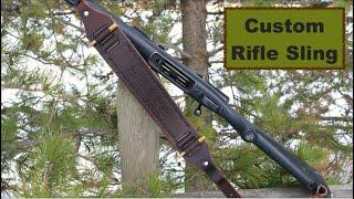 Making a Custom Quality Leather Rifle Sling