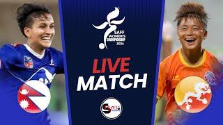 Nepal vs Bhutan womens football live | Match Preview | SAFF Women's Championship 2024