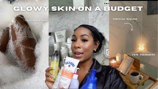 My Everyday *DRUGSTORE* Shower Routine | smell good af, soft + glowy skin,  feminine hygiene tips