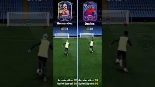 TOTY Hernandez vs FLASHBACK Davies - RACE#fc24 #eafc24 #race #fifa #hernandez #davies #toty