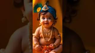 Govind Bolo Hari Gopal Bolo ️ #littleradhe #ai #krishna #shorts #shreekrishna #youtubeshorts