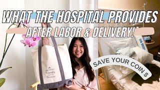 What the Hospital Provides After Labor and Delivery  Hospital Freebies  Newborn 2021  Save $$