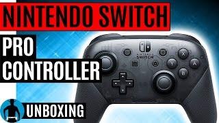 Nintendo Switch Pro Controller Unboxing deutsch