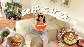 self care vlog ️ | unwind w/ me! latte art, journaling, songwriting & fun activities 