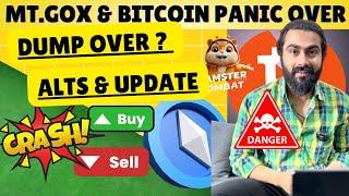 MT.GOX & Bitcoin Crash ️ PEPE Whales  moving ETH ETF & Trump  Speech Altcoin’s AI SOL ARB FET