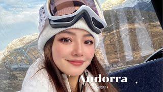 Andorra Vlog｜终于去了“微信之国”安道尔啦！｜在世界最小国家之一滑雪泡温泉️