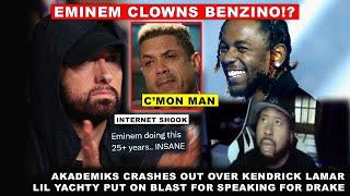 Eminem CLOWNS Benzino!? , Killer Mike on Eminem Collab, Akademiks CRASH OUT Over Kendrick