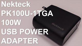 Nekteck 100W USB-C Charger GaN Tech Review