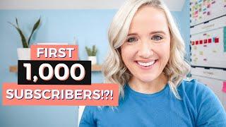 How To Get Your FIRST 1000 Subscribers on YouTube in 2020 [10 Tips To Help Grow Your Channel]