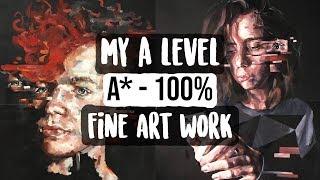 A Level Fine Art Book Flip Through (A* - 100%)