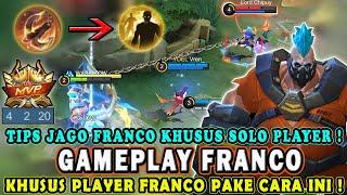 CARA MAIN FRANCO TERBARUTUTORIAL GAMEPLAY HOOK MONTAGE FRANCOTIPS ROAMER FRANCO - MOBILE LEGENDS