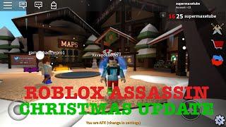 NEW ROBLOX ASSASSIN CHRISTMAS UPDATE |MaxeTubeHD