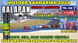 LIVE TRANS 7RACE MOTOGP SAN MARINO 2024,BERITA MOTOGP HARI INI, LIVE MOTOGP HARI INI, MARC MARQUEZ