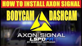 How To Install Dashcam & Bodycam [Axon Signal Plugin] GTA V #lspdfr