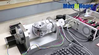 CNC Router Machine Rotary Table 4th & 5th Rotational Axis  Stepper Motor